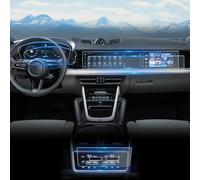 WEIPIN For 2024-2025 Cayenne Screen Protector 12.3 Inch All-in-One Nano Anti-Scratch Ultra-Tough Touchscreen *2 + 12.6 Inch Dashboard *2 + AC Display *2 Accessories - No More Scratch&Fingerprint