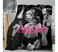 Weiqiyong Timothee Chalamet Blanket Cozy Warm Flannel Fleece Blanket for All Season,Office Bed Car Camp Couch Throw Blankets