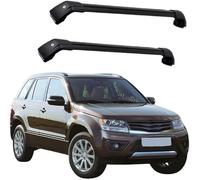 WEIQQI 2pcs Car Roof Bars for Suzuki Grand Vitara 2005 2006 2007 2008 2009 2010, Transversal Aluminum Roof Rack Top Luggage Carrier Roof Rack Rail Cross Bars Transportrack