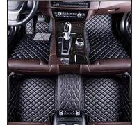 WEIQQI Car Floor Leather Front Rear Carpet Mat Set, for BYD Seal U DM-i 2023 2024 2025 Non-Slip Carpet Foot Pads for Right-Hand Drive Vehicle,Black/E