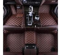 WEIQQI Car Floor Leather Front Rear Carpet Mat Set, for BYD Seal U DM-i 2023 2024 2025 Non-Slip Carpet Foot Pads for Right-Hand Drive Vehicle,coffee/D