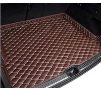 WEIQQI Car Leather Boot Mats for BYD Seal U DM-i 2023, Boot Liner Protector Waterproof Anti Scratch Trunk Pad Cargo Tray Liners,Coffee/C
