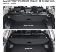 WEIQQI Car Retractable Cargo Cover Parcel Shelf for KIA Sorento 2013-2014, Waterproof Trunk Cover Security Shield Shade Rear Trunk Cover