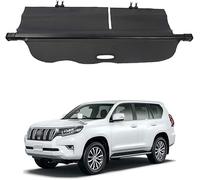 WEIQQI Car Retractable Cargo Cover Parcel Shelf for Toyota Land Cruiser Prado Fj150 2010-2019, Waterproof Trunk Cover Security Shield Shade Rear Trunk Cover