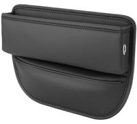 WEIQQI Car Seat Gap Organiser for Hyundai Tucson 1.6 TGDI, Car Console Side Pocket Seat Gap Storage Box Front Seat Gap Filler Organizer Interior Accessories,B-Black