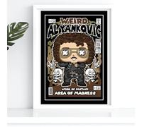 Weird Al Yankovic A3 A4 Print Poster Comic Style Movie Singer Wall Art Home Decor Gift Present Birthday Christmas (A4)