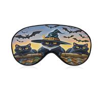 Weird and Cute Cat Sleep Mask for Men Women Elastic Strap Eyeshade Lightweight Sleeping Blindfold Soft Breathable Eye Cover Comfortable Sleep Shade Cover for Sleeping Travel