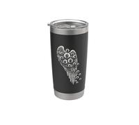 Weird Angel Wing Eyeballs Eyes Weirdcore Gothic (ON Back) Stainless Steel Insulated Tumbler