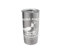 Weird Aunt Build Characters Stainless Steel Insulated Tumbler