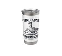 Weird Aunts Build Characters Funny Vintage Ducks Stainless Steel Insulated Tumbler