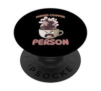 Weird Coffee Person Brew Caffeine Drinker Barista PopSockets Adhesive PopGrip