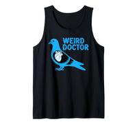 Weird Doctor Pigeon Anatomical Human Heart Weirdcore Tank Top
