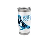 Weird Doctor Pigeon Internal Organs Funny Meme Quirky Stainless Steel Insulated Tumbler