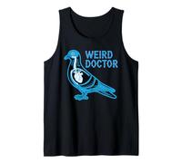 Weird Doctor Pigeon Internal Organs Funny Meme Quirky Tank Top