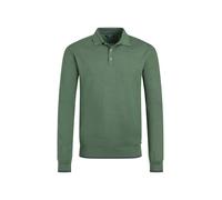 Weird Fish Alden Long Sleeve Knitted Polo Army Green Size 2XL