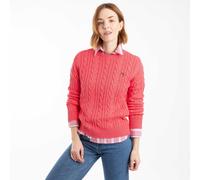 Weird Fish Amberise Cable Knitted Jumper CREAM SIZE 10