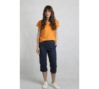Weird Fish Anyar 3/4 Length Ripstop Trousers Navy Size 18