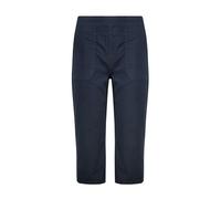 Weird Fish Anyar 3/4 Length Ripstop Trousers Navy Size 16