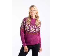 Weird Fish Arelia Ikat Knitted Jumper In Purple Purple 14