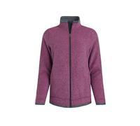 Weird Fish Ariana Full Zip Grid Fleece Purple Wine Size 16. (Jumper/Sweater/Fleece)