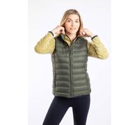 Weird Fish Women's Atissa Lightweight Padded Gilet in Dark Green | Size: 16 Weird Fish Dark Green 16