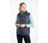 Weird Fish Atissa Lightweight Padded Gilet Navy Blue Size 18