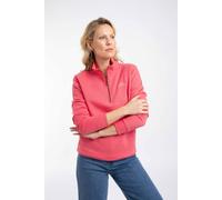Weird Fish Avery 1/4 Zip Sweatshirt In Coral Coral 14