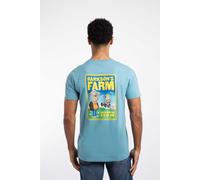 Weird Fish Barkson Farm Mens Back Print Artist T-Shirt -