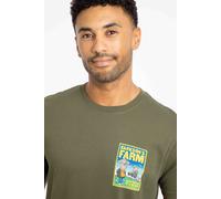 Weird Fish Barkson Farm Mens Back Print Artist T-Shirt -