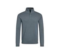 Weird Fish Baxter Fine Knit 1/4 Zip Jumper Blue Mirage Size S
