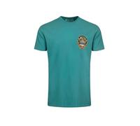 Weird Fish Beer Guzzling Back Print Artist T-Shirt Viridis Size XL