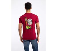 Weird Fish Beer Offisher Mens Back Print Artist T-Shirt -
