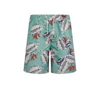 Weird Fish Belukha Printed Swim Shorts Mineral Blue Size 40