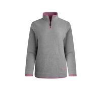 Weird Fish Womens Beye Eco 1/4 Zip Fleece: Frost Grey: 16 Size: 16, Co