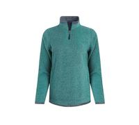 Weird Fish Beye 1/4 Zip Grid Fleece Leaf Green Size 12. (Jumper/Sweater/Fleece)