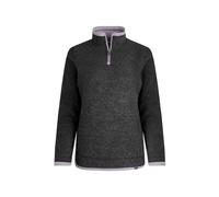 Weird Fish Womens Beye Eco 1/4 Zip Fleece: Washed Black: 16 Size: 16,