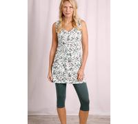 Weird Fish Blondie Cropped Leggings In Bottle Green Bottle Green 14