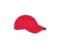 Weird Fish Bude Branded Twill Cap Retro Red Size ONE