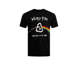 Weird Fish Carp Side Front Print Artist T-Shirt Black Size XL