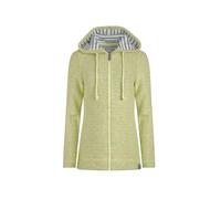 Weird Fish Women's Chicoa Full Zip Macaroni Hoodie in Light Green | Size: 14 Weird Fish Light Green 14