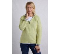 Weird Fish Women's Chicoa Full Zip Macaroni Hoodie in Light Green | Size: 14 Weird Fish Light Green 14