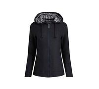 Weird Fish Women's Chicoa Full Zip Macaroni Hoodie in Navy | Size: 14 Weird Fish Navy 14