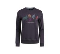 Weird Fish Chidham Graphic Crew Neck Sweatshirt Midnight Size 22