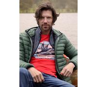 Weird Fish Coasting Eco Front Print Graphic T-Shirt Retro Red Size XL