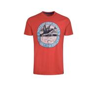 Weird Fish Men's Coasting Front Print Graphic T-Shirt in Red | Size: XL Weird Fish Red XL