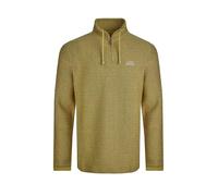 Weird Fish Men's Cruiser 1/4 Zip Macaroni Sweatshirt in Khaki | Size: XL Weird Fish Khaki XL