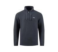 Weird Fish Men's Cruiser 1/4 Zip Macaroni Sweatshirt in Navy | Size: Large Weird Fish Navy L