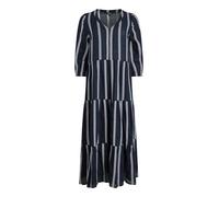 Weird Fish Emmy Striped Woven Maxi Dress Navy Size 22