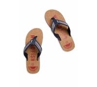 Weird Fish Englewood Cork Flip Flops Retro Red Size 8