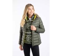 Weird Fish Eshka Lightweight Padded Jacket In Dark Green Dark Green 12